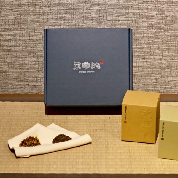 ｜企業送禮好選擇 ｜【乘興院・安馥花韻茶禮】高山果香小野菊 約400朵+蜜香龍眼花茶10包 -無咖啡因花茶飲-